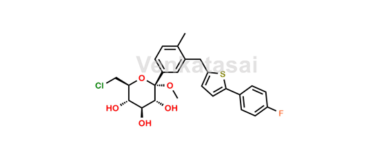 Picture of Canagliflozin Chloromethoxy impurity