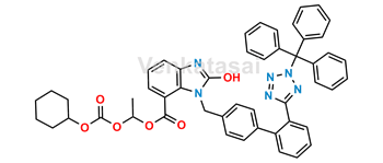 Picture of Candesartan Cilexetil Desethyl N2-Trityl Analog 