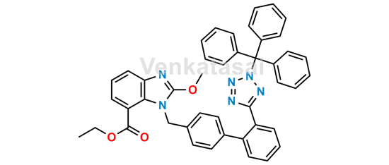 Picture of Candesartan Ethyl Ester N2-Trityl Methoxy Analog