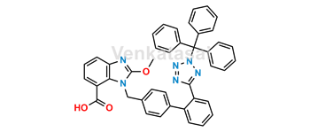 Picture of Candesartan N2-Trityl Methoxy Analog 