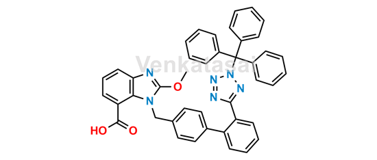 Picture of Candesartan N2-Trityl Methoxy Analog 