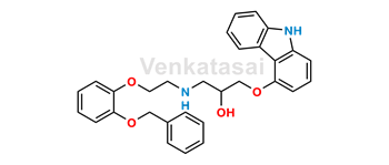 Picture of Carvedilol O-Desmethyl O-Benzyl Impurity