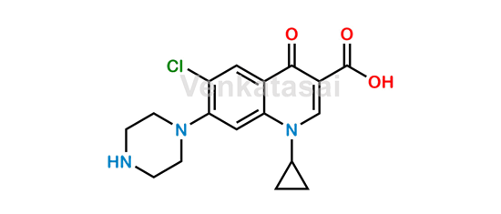 Picture of 6-Chloro-6-defluoro Ciprofloxacin