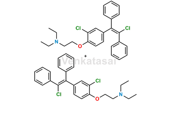 Picture of 2-Chloroclomiphene Mixture of  E & Z Isomer
