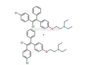 Picture of 4-Chloroclomiphene Mixture of  E & Z Isomer