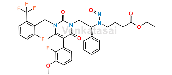 Picture of Elagolix Ethyl Ester Nitroso Impurity