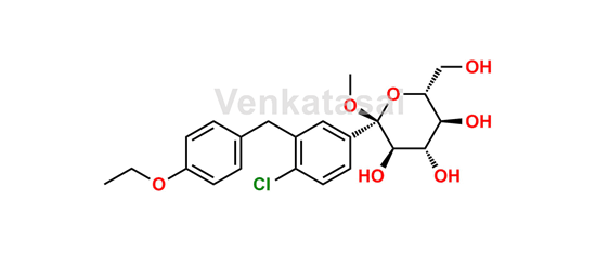 Picture of Dapagliflozin Methoxy Pyranose Impurity