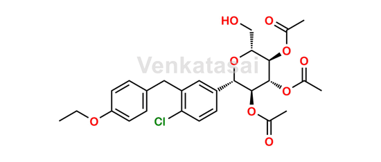 Picture of Dapagliflozin Impurity-S2E (Tri acetylated)