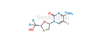 Picture of Emtricitabine-d2,15N