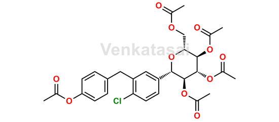 Picture of O-Pentaacetyl O-Desethyl Dapagliflozin