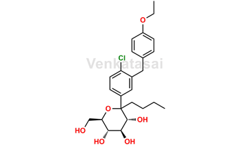 Picture of N- Butyl Dapagliflozin Impurity 