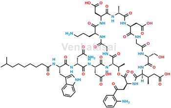 Picture of Isodecyl isomer of Daptomycin