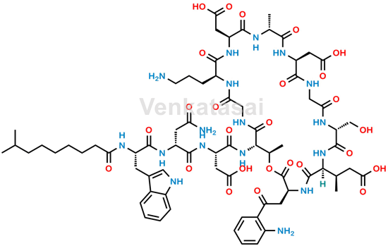 Picture of Isodecyl isomer of Daptomycin