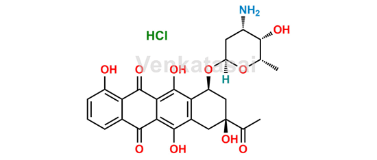 Picture of 4-Demethyl Daunorubicin hydrochloride