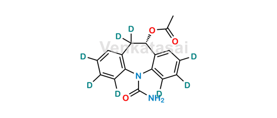 Picture of Eslicarbazepine D8 Acetate (racemate)