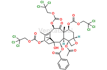 Picture of 7,10,13-Tri-O-trichloroethoxycarbonyl-10-deacetyl Baccatin III