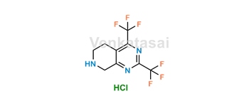 Picture of 2,4-Bis(trifluoromethyl)-5,6,7,8-tetrahydropyrido-[3,4-d]pyrimidine hydrochloride