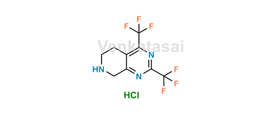 Picture of 2,4-Bis(trifluoromethyl)-5,6,7,8-tetrahydropyrido-[3,4-d]pyrimidine hydrochloride