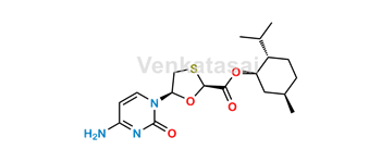 Picture of (1R,2S,5R)-2-Isopropyl-5-methylcyclohexyl (2S,5R)-5-(4-amino-2-oxopyrimidin-1(2H)-yl)-1,3-oxathiolane-2-carboxylate