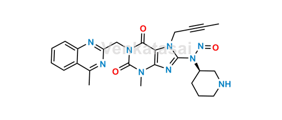 Picture of Linagliptin Regio Isomer Nitroso Impurity 1