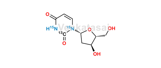 Picture of 2'-Deoxyuridine-13C,15N2