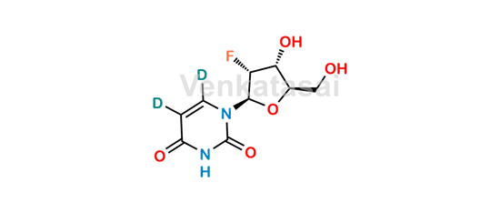 Picture of 2′-Fluoro-2'-deoxyuridine-5,6-d2