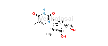 Picture of 5-Methyluridine-1',2',3',4',5'-13C5