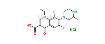 Picture of Lomefloxacin Hydrochloride