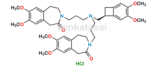 Picture of N-(Demethyl)diithabradine Hydrochloride Impurity