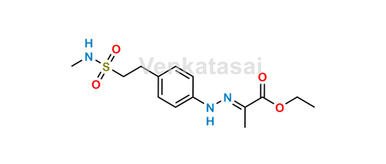 Picture of Ethyl 2-[2-[4-[2-[(methylamino)sulfonyl]ethyl]phenyl]hydrazinylidene]propanoate