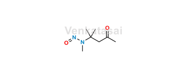 Picture of N-methyl-N-(2-methyl-4-oxopentan-2-yl)nitrous amide