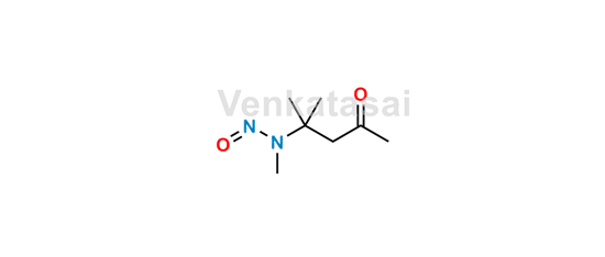 Picture of N-methyl-N-(2-methyl-4-oxopentan-2-yl)nitrous amide