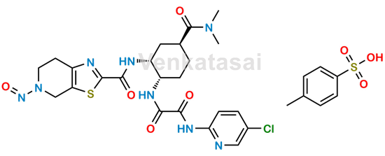 Picture of N-Nitroso Edoxaban Desmethyl Impurity