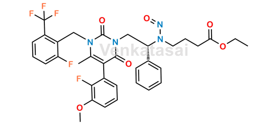 Picture of Elagolix Ethyl Ester Nitroso Impurity