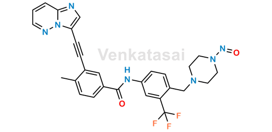 Picture of N-Nitroso N-Desmethyl Ponatinib