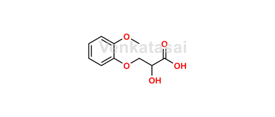 Picture of beta-(2-methoxyphenoxy)lactic acid