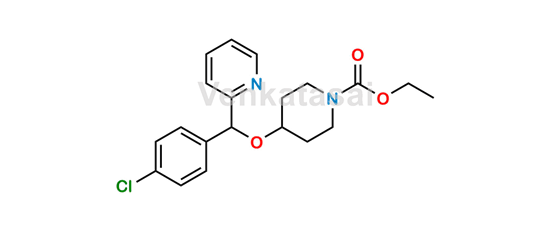 Picture of Ethyl 4-((4-chlorophenyl)(pyridin-2-yl)methoxy)piperidine-1-carboxylate