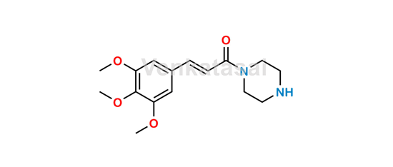 Picture of 1-(1-Piperazinyl)-3-(3,4,5-trimethoxyphenyl)-2-propen-1-one