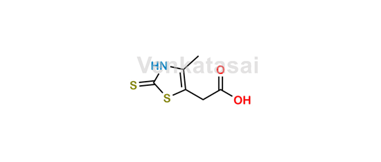 Picture of 2-Mercapto-4-methyl-5-thiazoleacetic acid 