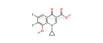 Picture of Methyl 1-cyclopropyl-6,7-difluoro-8-methoxy-4-oxo-1,4-dihydroquinoline-3-carboxylate