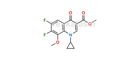 Picture of Methyl 1-cyclopropyl-6,7-difluoro-8-methoxy-4-oxo-1,4-dihydroquinoline-3-carboxylate