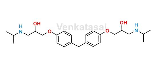 Picture of 1-{4-[4-(2-Hydroxy-3-isopropylamino-propoxy)-benzyl]-phenoxy}-3-isopropylamino-propan-2-ol