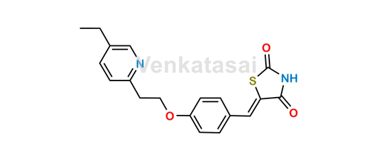 Picture of 5-(4-(2-(5-Ethylpyridin-2-yl)ethoxy)benzylidene)thiazolidine-2,4-dione