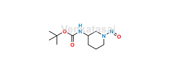 Picture of 1,1-Dimethylethyl N-(1-nitroso-3-piperidinyl)carbamate