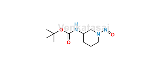 Picture of 1,1-Dimethylethyl N-(1-nitroso-3-piperidinyl)carbamate