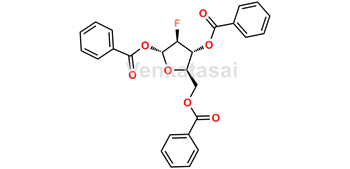 Picture of (2R,3S,4R,5R)-5-((Benzoyloxy)methyl)-3-fluorotetrahydrofuran-2,4-diyl dibenzoate