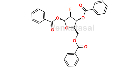 Picture of (2R,3S,4R,5R)-5-((Benzoyloxy)methyl)-3-fluorotetrahydrofuran-2,4-diyl dibenzoate