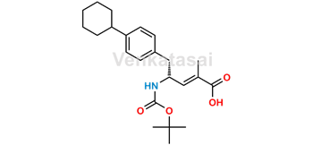 Picture of (2E,4R)-4-(1'-cyclohexyl-1-phenyl)-4-yl methyl-4-tertbutoxycarbonyl) amino-2-methyl-2-butenoic acid