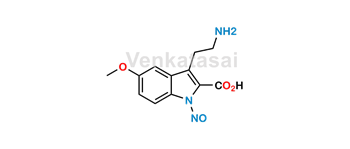 Picture of 3-(2-aminoethyl)-5-methoxy-1-nitroso-1H-indole-2-carboxylic acid