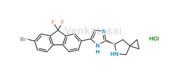 Picture of (S)-6-(5-(7-bromo-9,9-difluoro-9H-fluoren-2-yl)-1H-imidazol-2-yl)-5-azaspiro[2.4]heptane hydrochloride